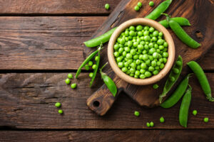 bowl of green peas